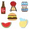 CookieCutter.com Summer Picnic BBQ Grill Cookie Cutter 6 Pc Set HS0466 - USA Made